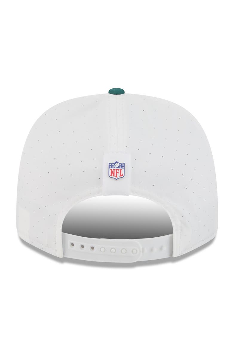 New Era Men's New Era White/Midnight Green Philadelphia Eagles 2025 NFL Training Camp 9SEVENTY Adjustable Hat, Alternate, color, White