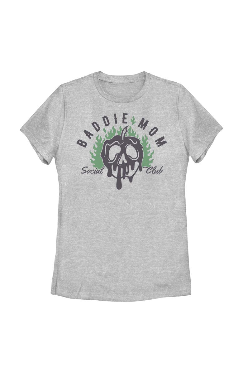 Disney Women's Disney Baddie Mom Social Club  Graphic T-Shirt, Main, color, Athletic Heather