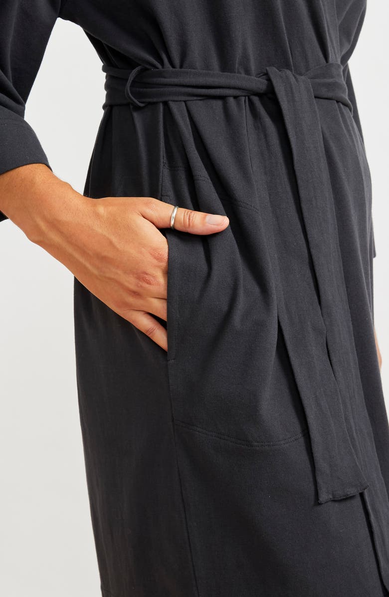 Coyuchi Solstice Organic Cotton Jersey Robe, Alternate, color,