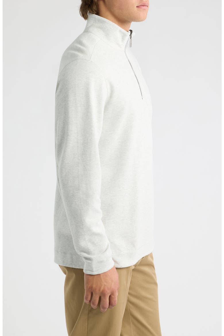 Flipview Reversible Half Zip Pullover, Alternate, color, MICRO CHIP HEATHER