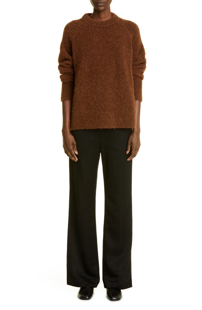 CO Alpaca Blend Bouclé Sweater, Alternate, color,