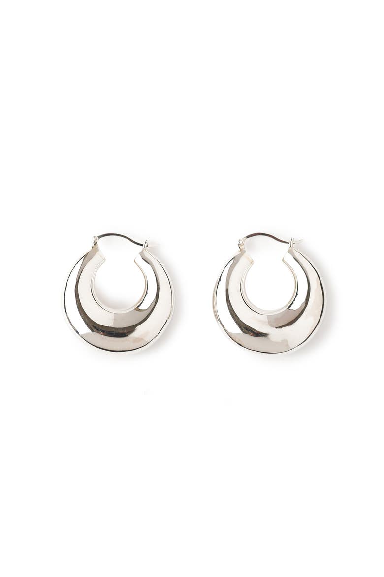 Puff Hoops, Alternate, color, Silver