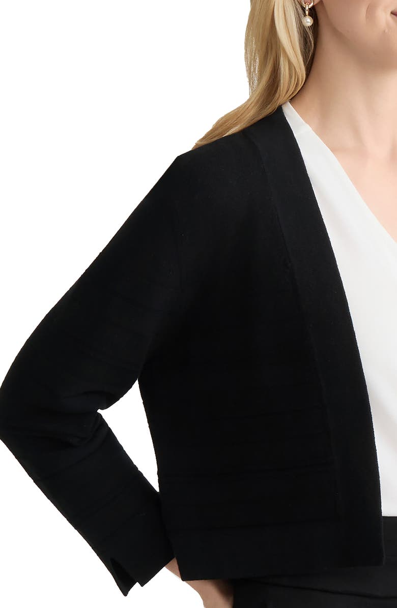 Jones New York Kissing Frog Shrug, Alternate, color, Jones Black