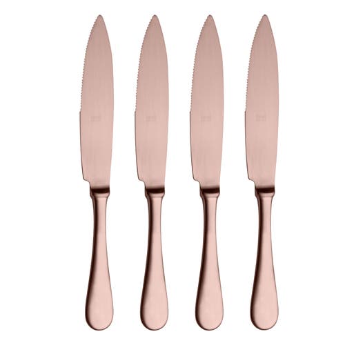 Mepra Steak Knife Set In Gold