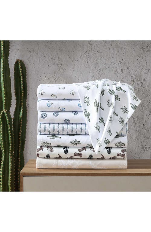 Wrangler Western Saddle Stripe Throw Blanket In Pastel Blue