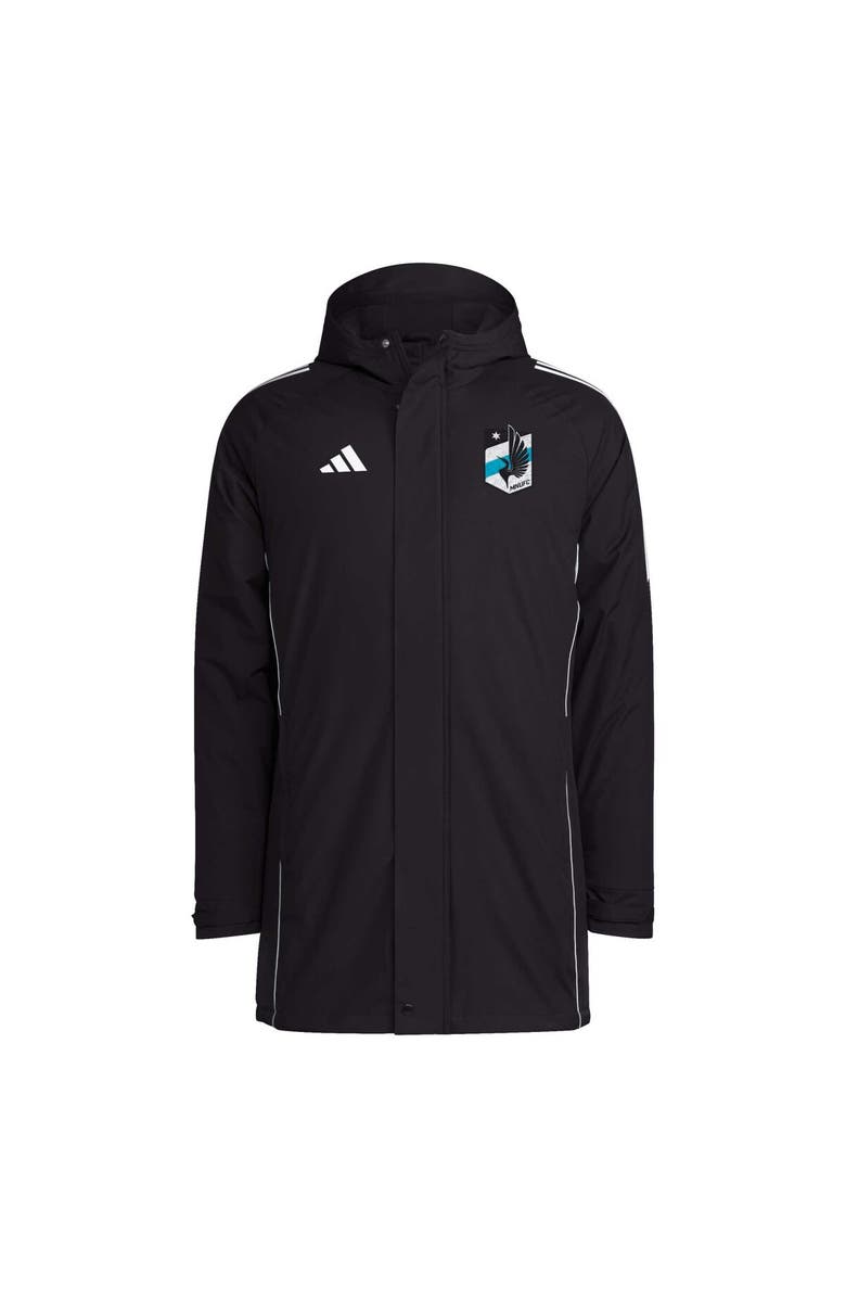 adidas Men's adidas Black Minnesota United FC Tiro 24 Full-Zip Hoodie Winter Parka, Alternate, color, 