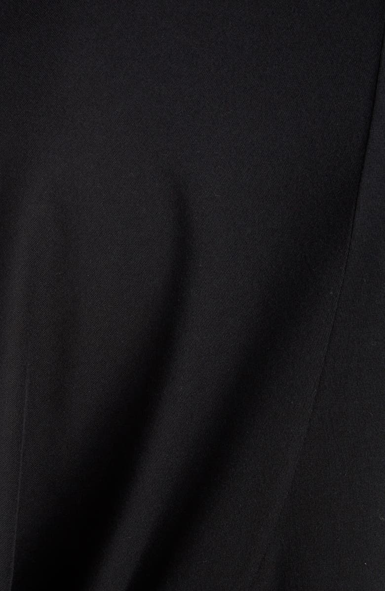 Y's by Yohji Yamamoto Cinched Shoulder Dress, Alternate, color, 