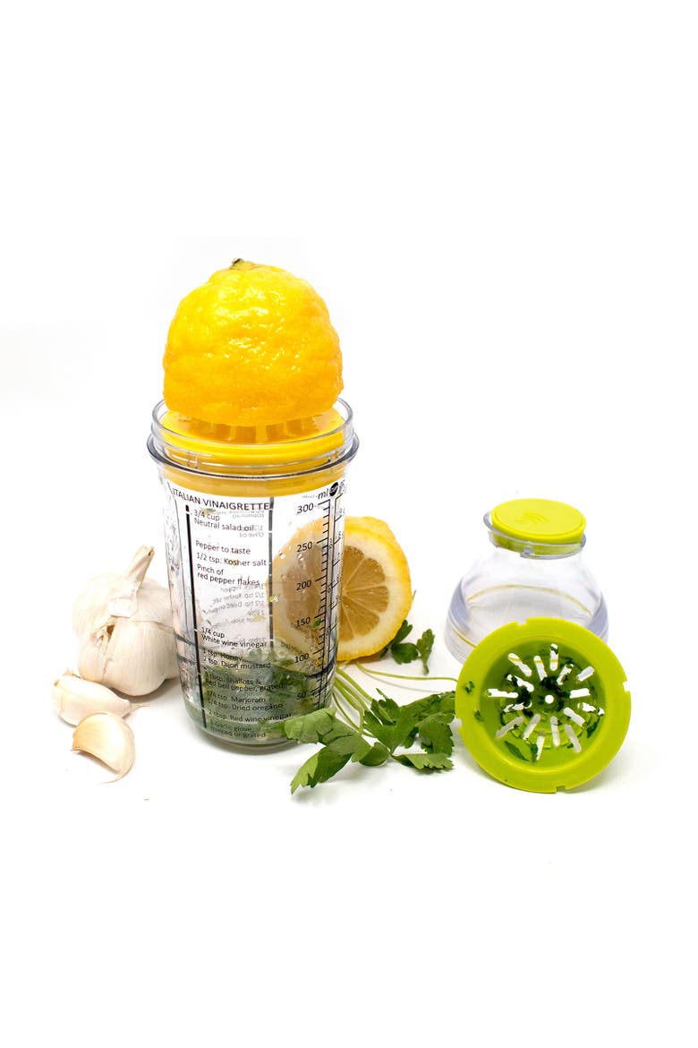 Salad Dressing Maker, Alternate, color, Clear