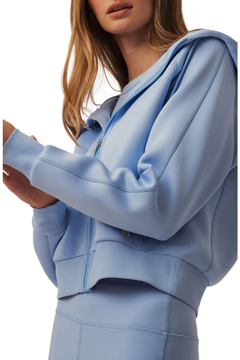Kristina Full Zip Hoodie, Alternate, color, WOLF BLUE
