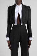 TOM FORD Double Breasted Crop Tuxedo Jacket
