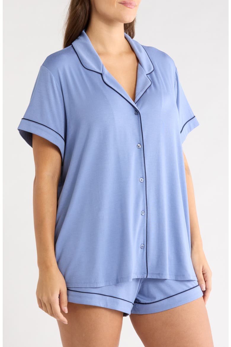 Moonlight Eco Short Pajamas, Alternate, color, BLUE BEYOND