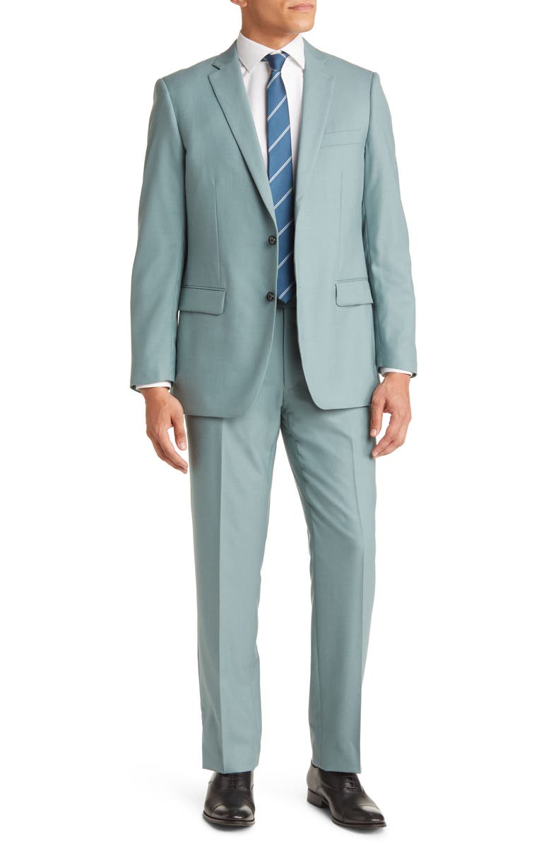 Indochino Harrogate Solid Wool & Cashmere Suit, Main, color, 