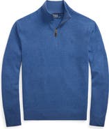 Polo Ralph Lauren Regular Fit Wool Quarter Zip Sweater
