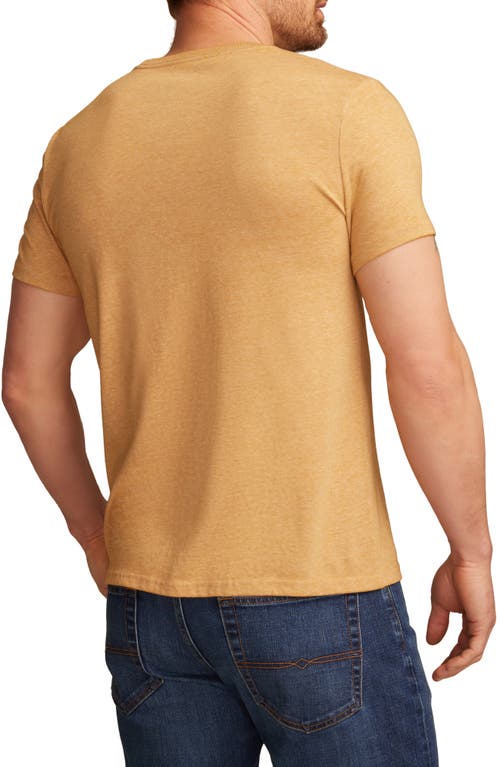 Lucky Brand Venice Burnout Crewneck T-shirt In Orange