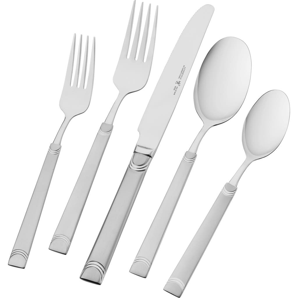 Henckels Cutlery Joy 18/10 Stainless Steel 45-piece Flatware Set In Silver