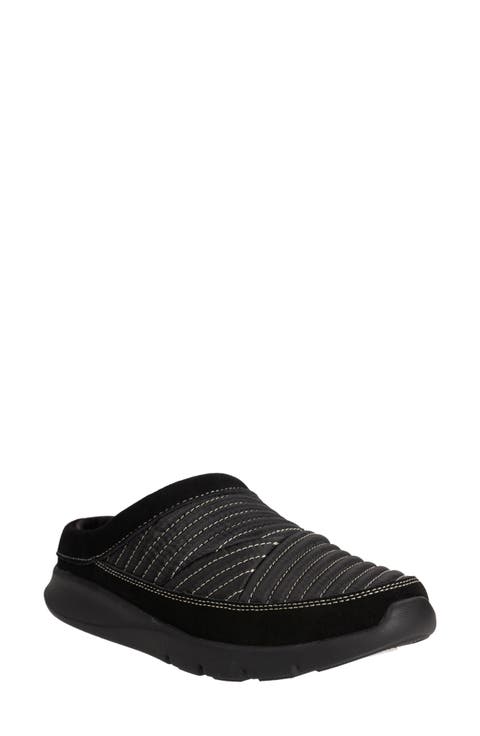 Basin Quilted Leather Clog