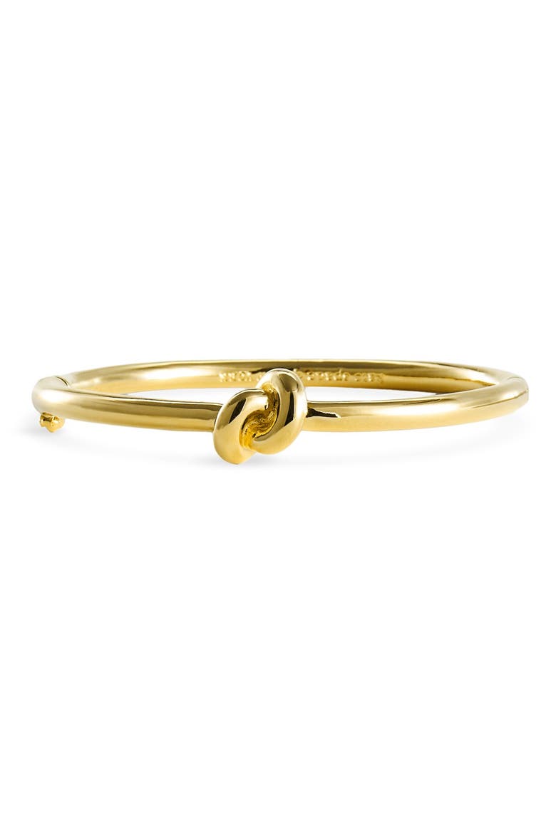 'sailors knot' bangle, Alternate, color, GOLD