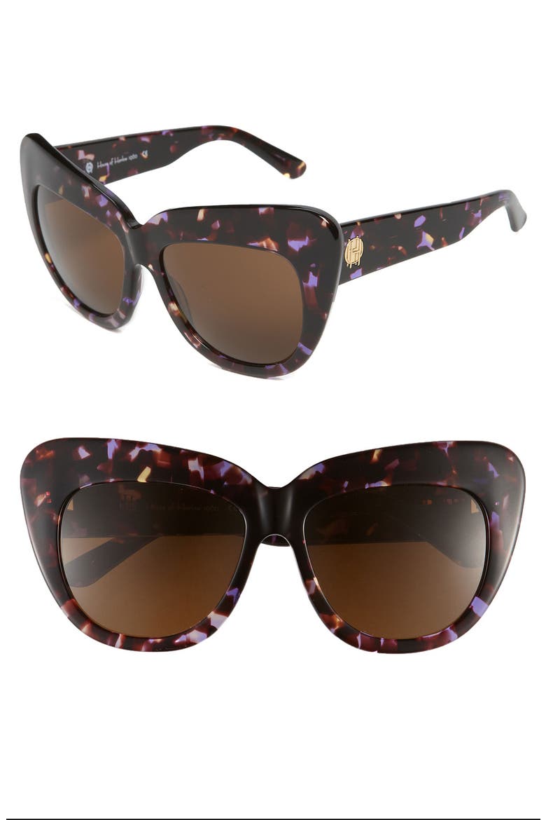 'Chelsea' Cat's Eye Sunglasses, Main, color, BLOOM