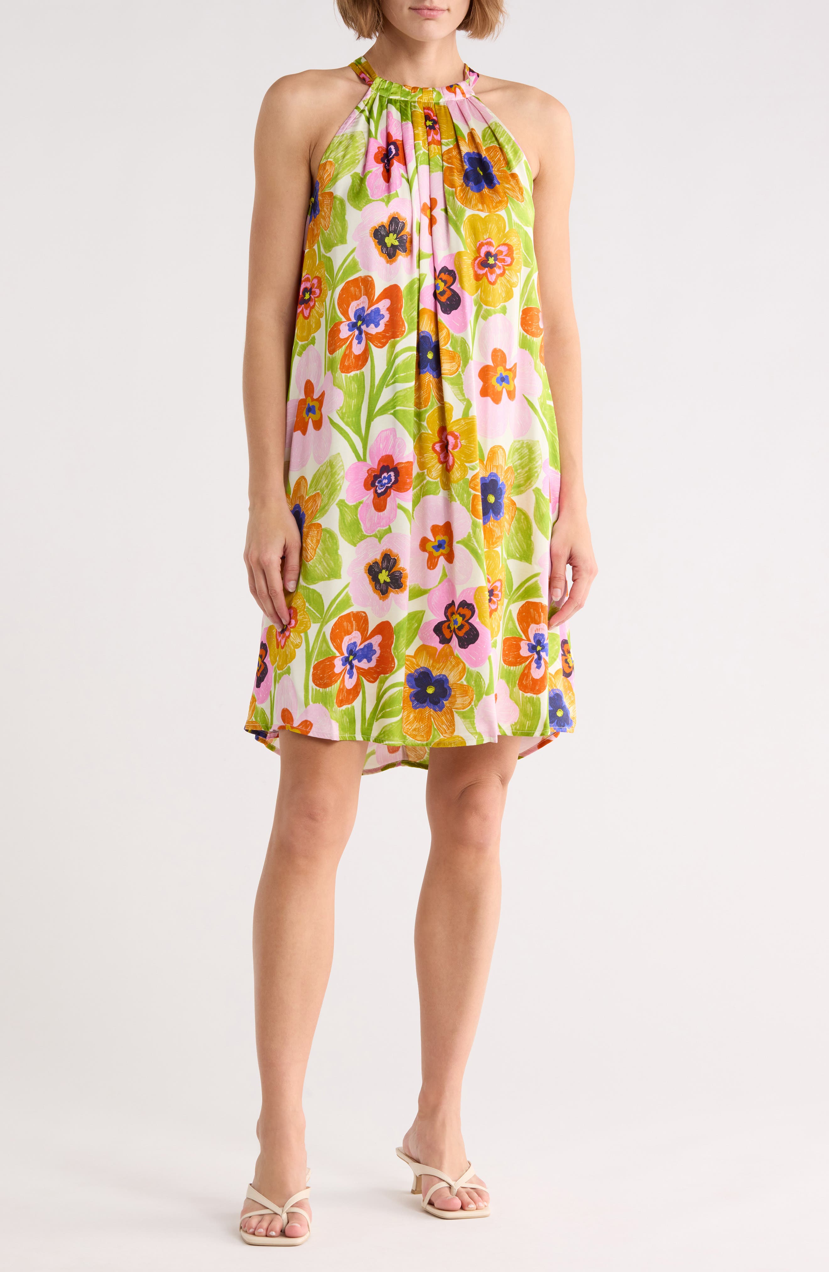 FRNCH Alisier Print A-Line Dress
