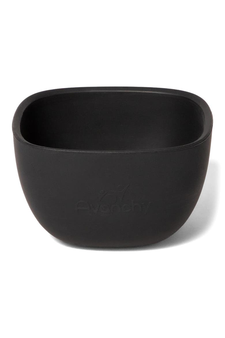 First Steps La Petite Bowl & Spoons Set, Alternate, color, BLACK
