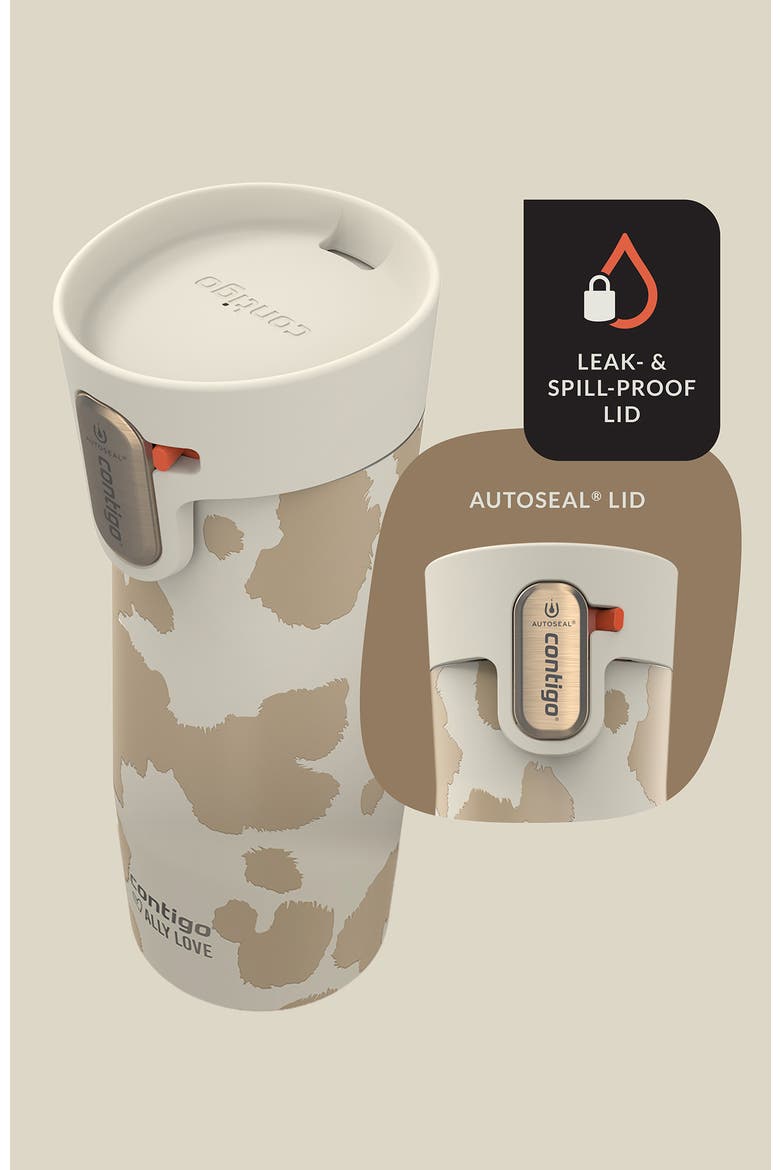 Autoseal West Loop Vacuum-Insulated Stainless Steel Travel Mug, Alternate, color, Oatmilk