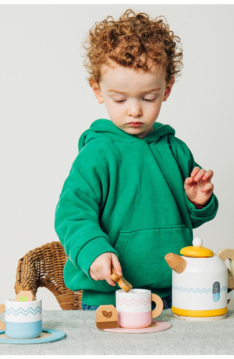 Bigjigs Toys Tea Set For Two, Alternate, color, White