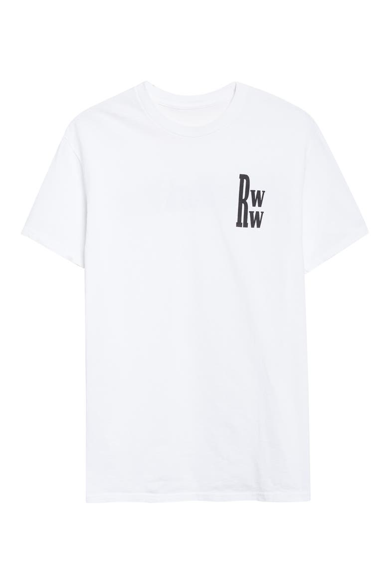 RWW Logo T-Shirt, Alternate, color, WHITE/ BLACK