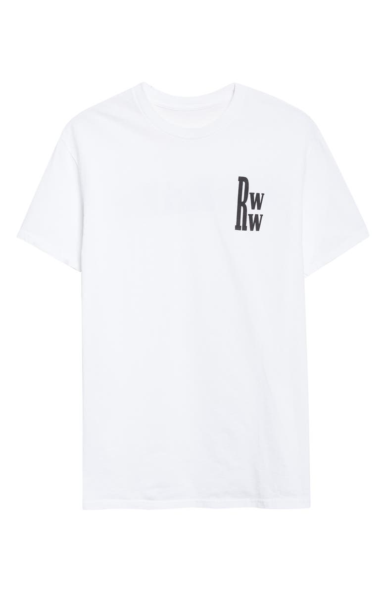 Rodeo Work Wear RWW Logo T-Shirt, Main, color, White/ Black