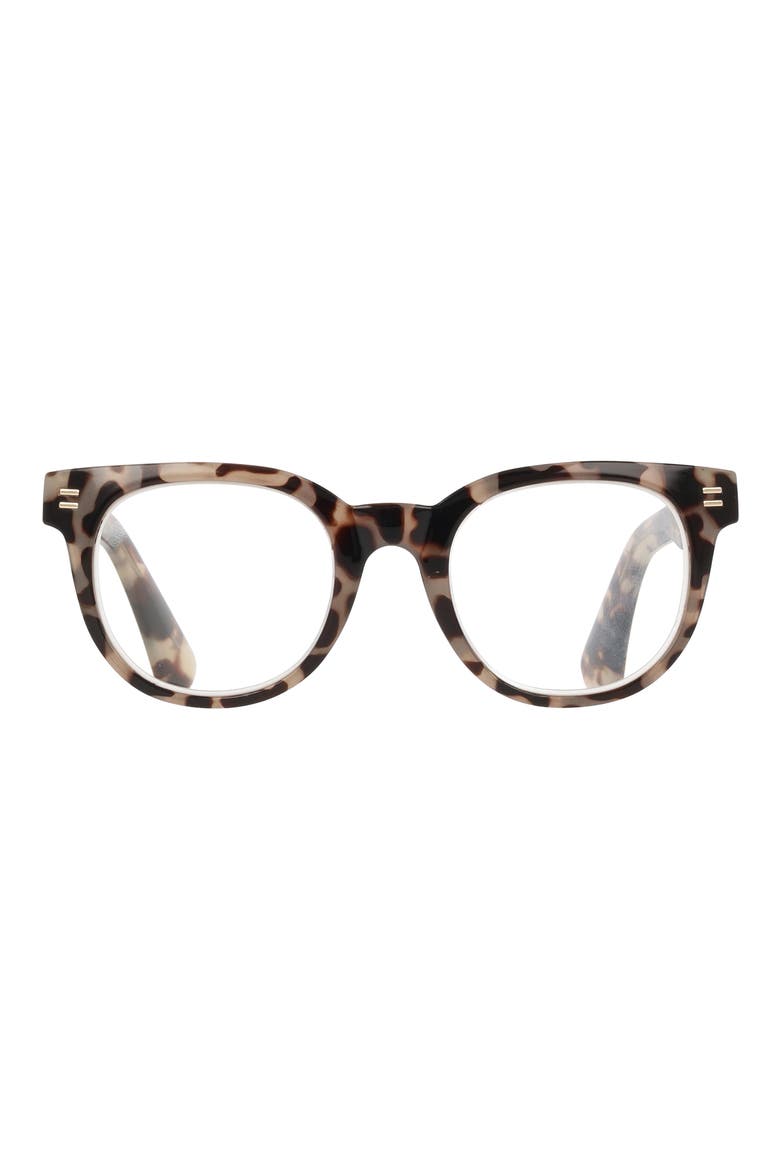 47mm Round Reading Glasses, Main, color, DEMI