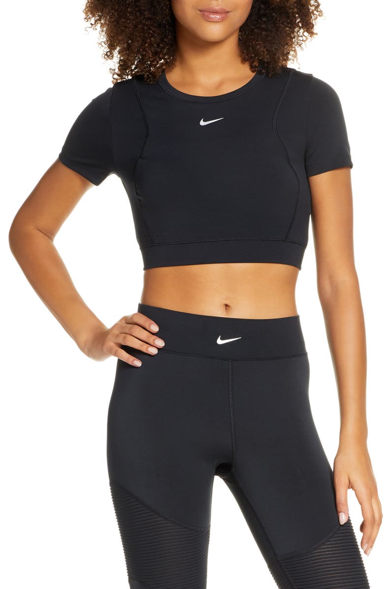 Nike Pro AeroAdapt Crop Top, Main, color,