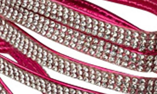 Chase & Chloe Chase And Chloe Rae Rhinestone Ankle Wrap Sandal