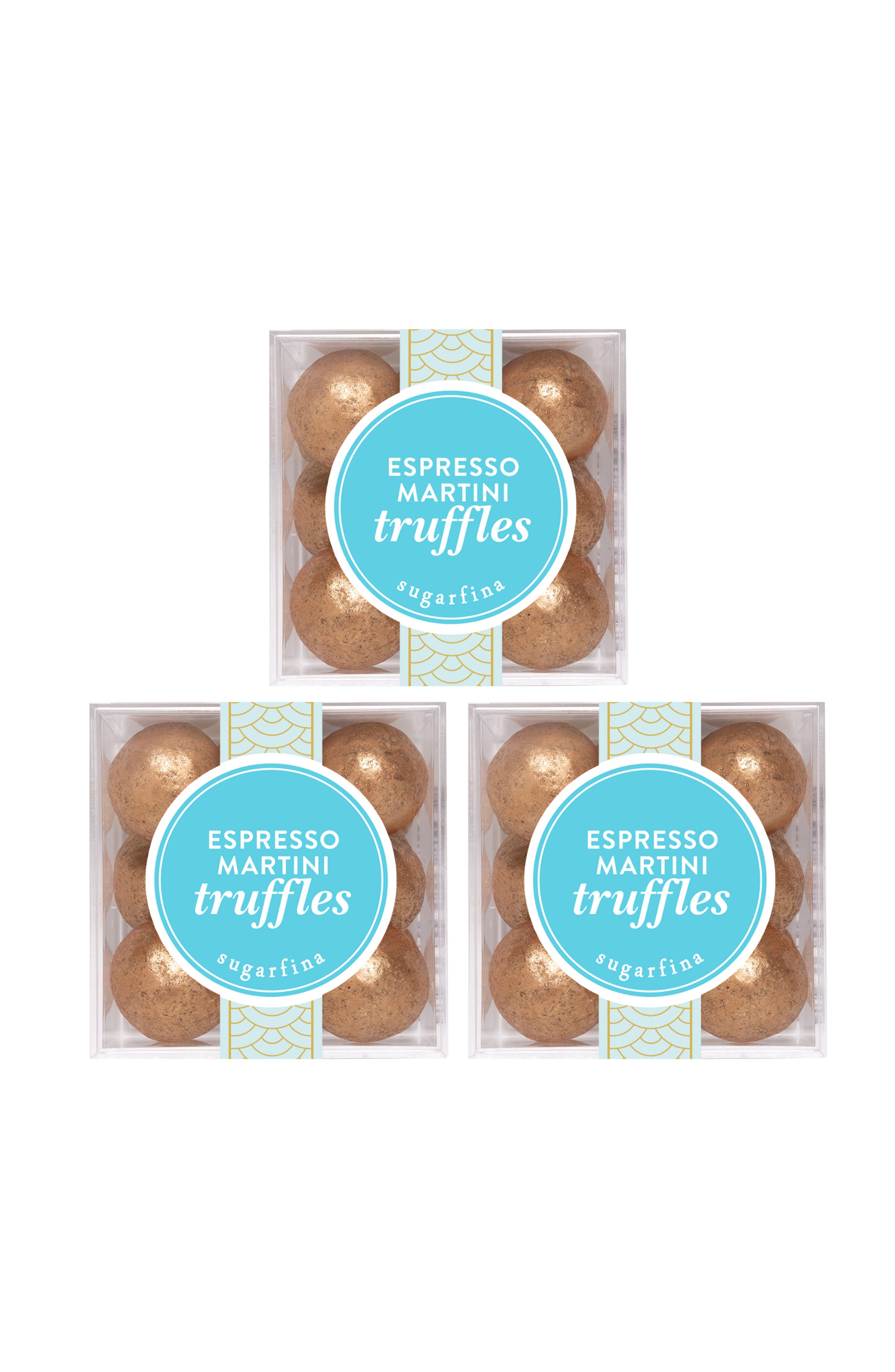 sugarfina Espresso Martini Truffles Set of 3 Candy Cubes
