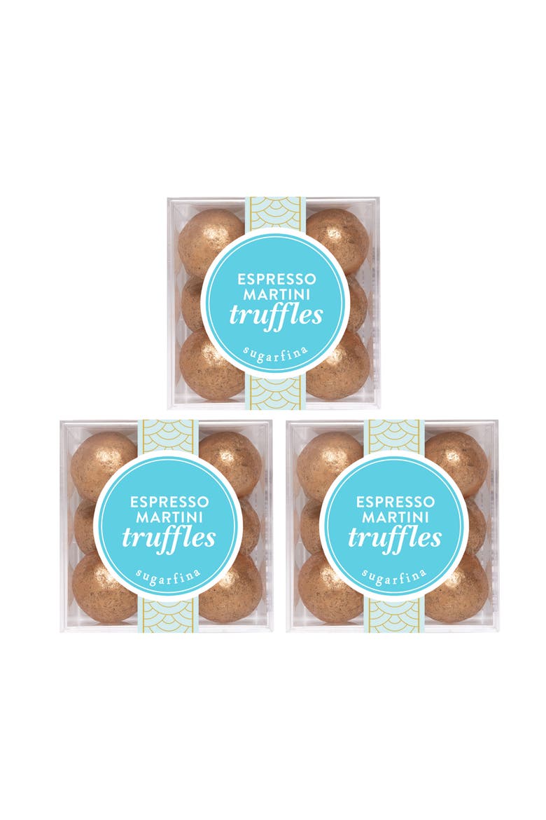 Espresso Martini Truffles Set of 3 Candy Cubes, Main, color, NO COLOR