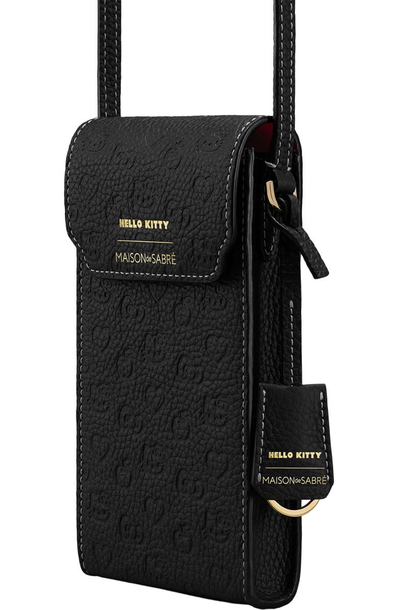 MAISON de SABRÉ Leather Phone Pouch, Alternate, color,