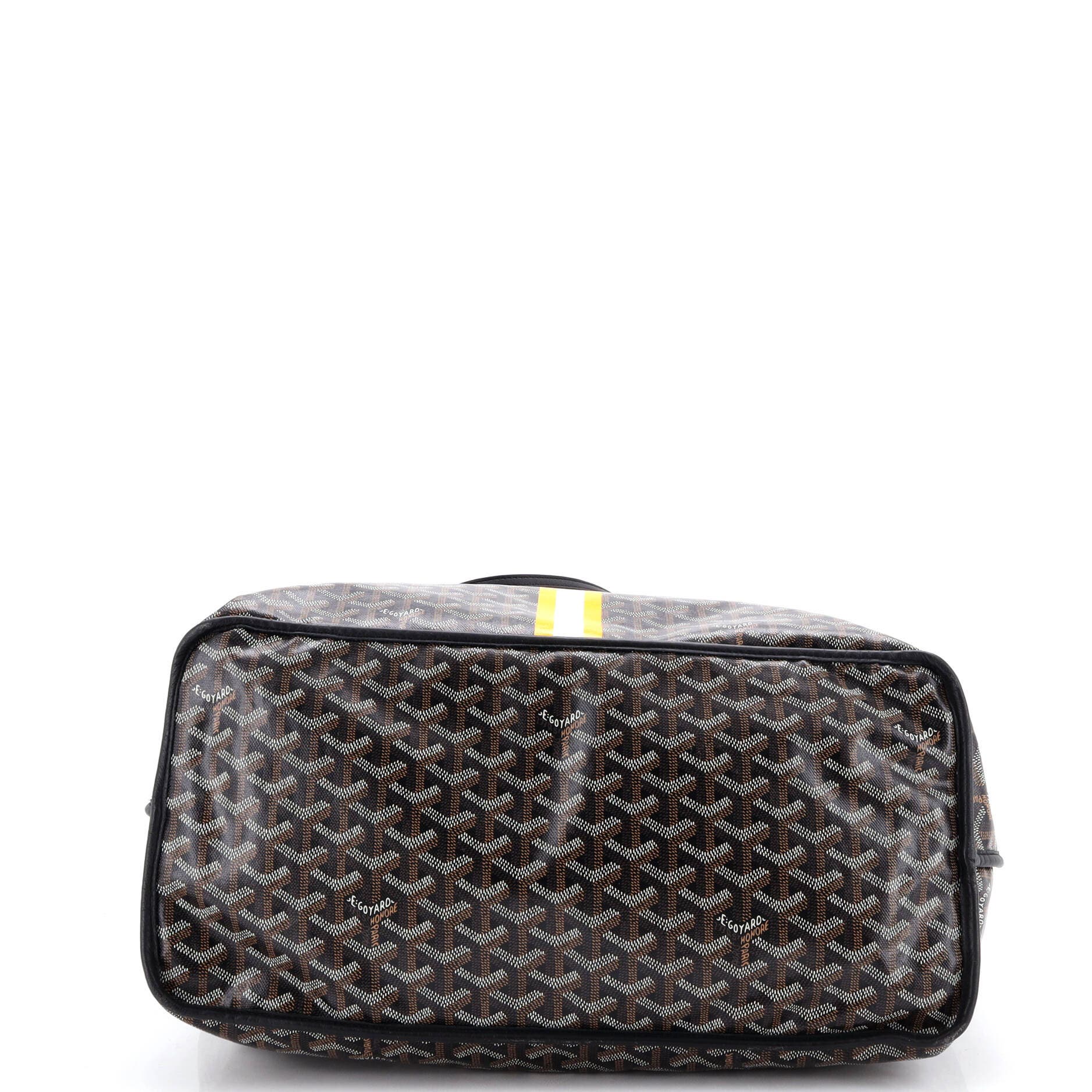Anjou Reversible Tote Printed Coated Canvas GM, Alternate, color, Black