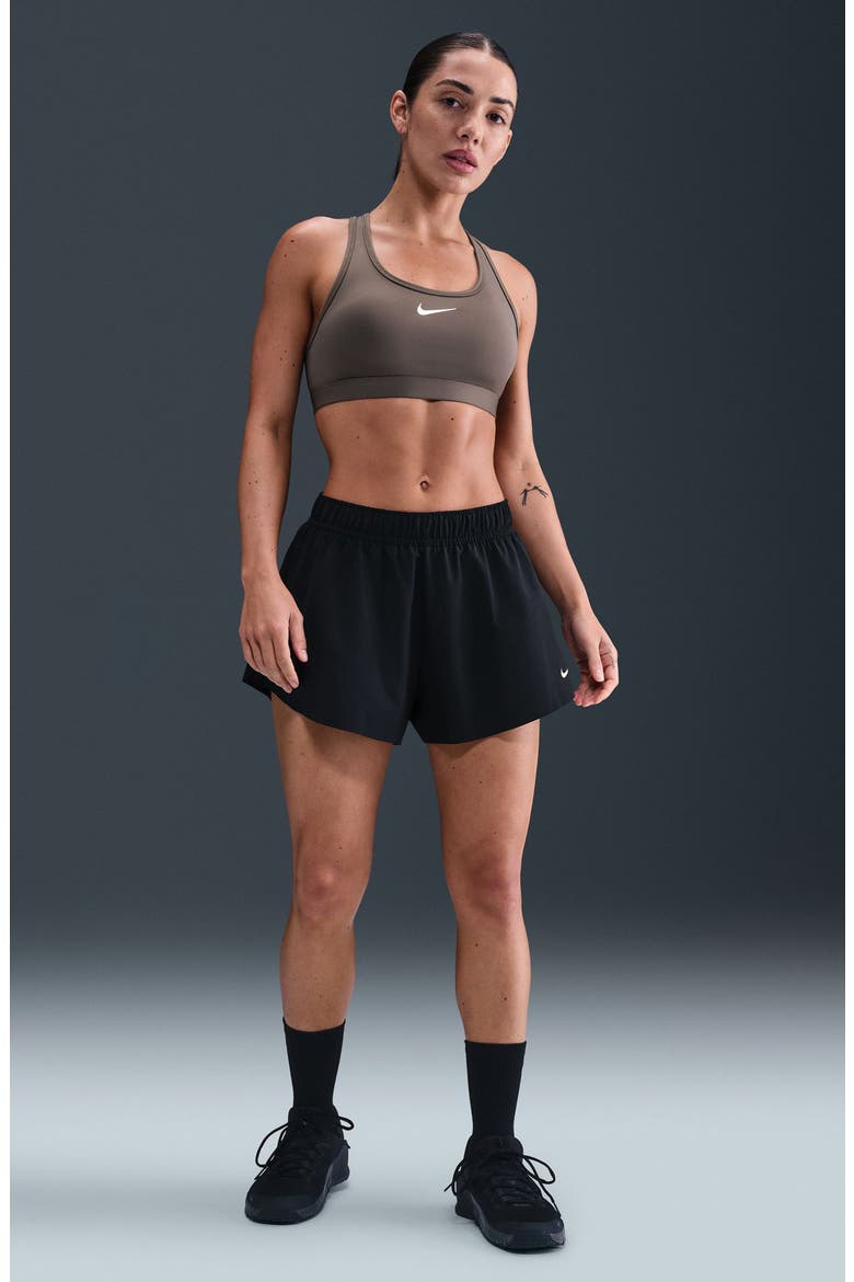 One Dri-FIT Shorts, Alternate, color, BLACK/ WHITE