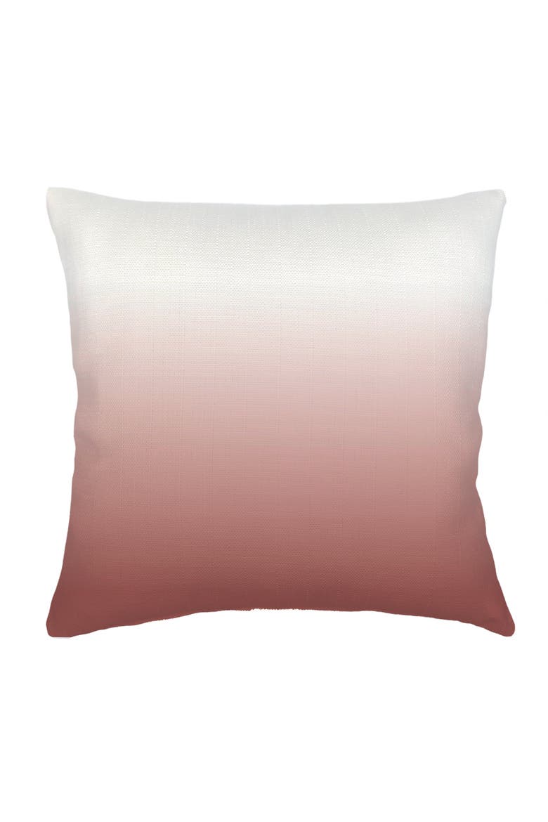 Ombre Euro Linen Pillow with Down Insert, Main, color, Terracotta