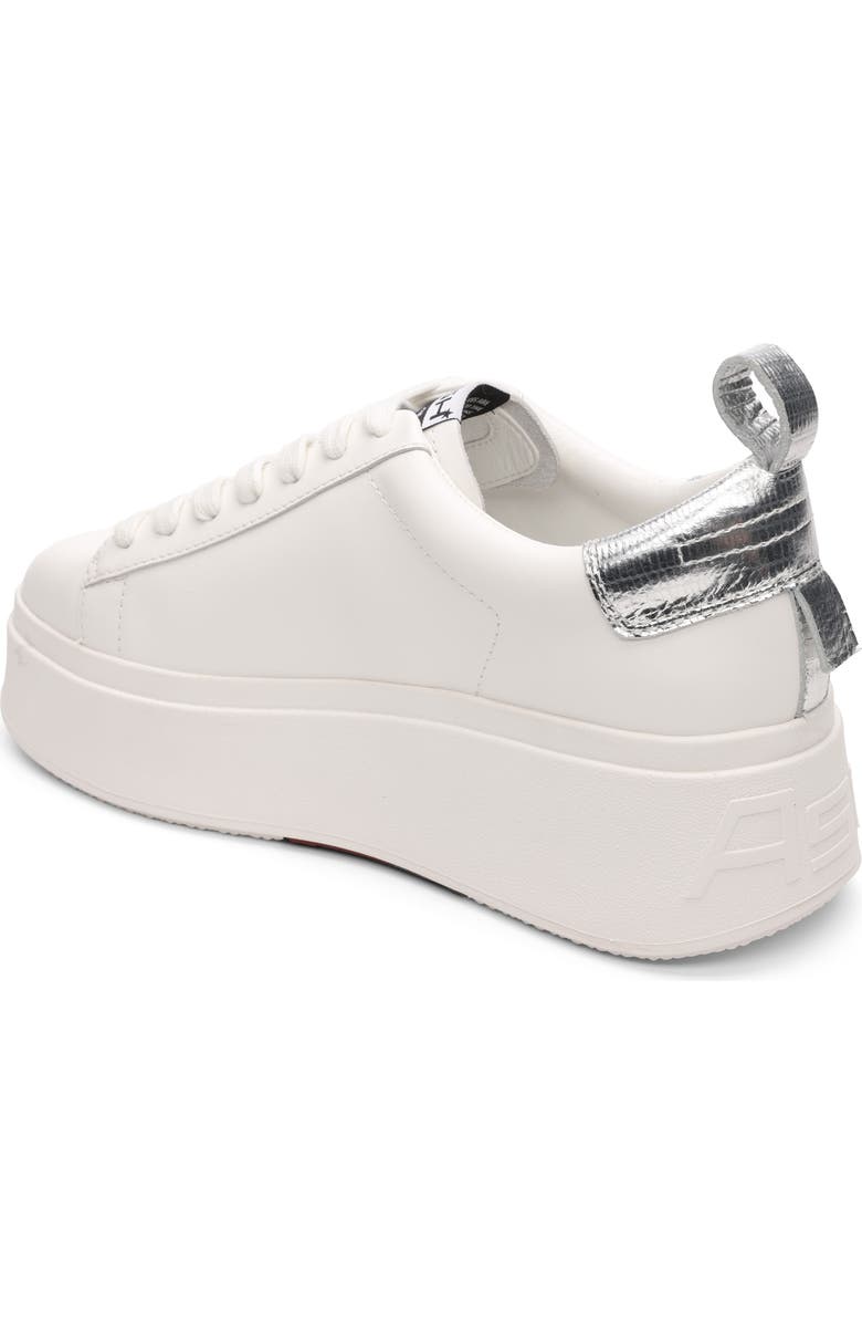 Ash Maya Platform Sneaker, Alternate, color, White/ Silver