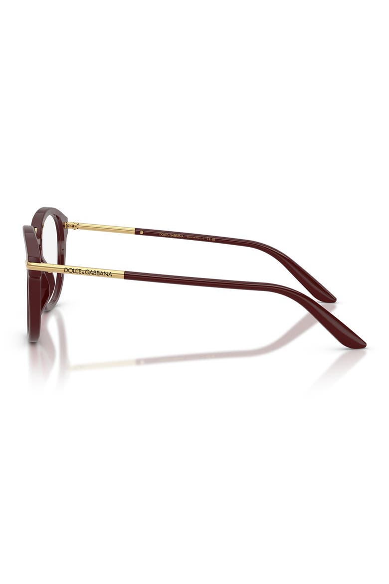 53mm Phantos Optical Glasses, Alternate, color, BORDEAUX / DEMO LENS