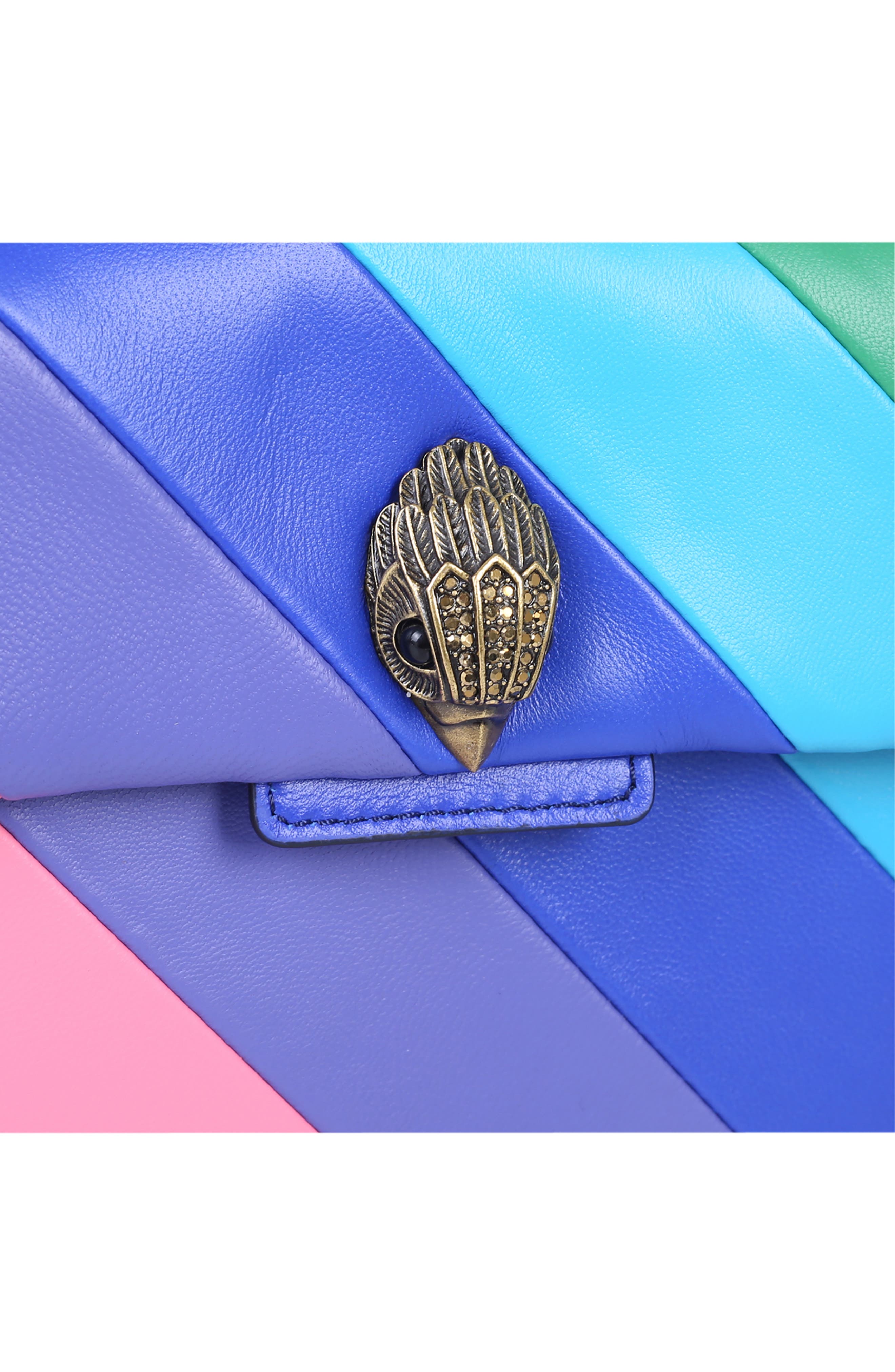 Kurt Geiger London Rainbow Shop Kensington Leather Crossbody Bag, Alternate, color, 