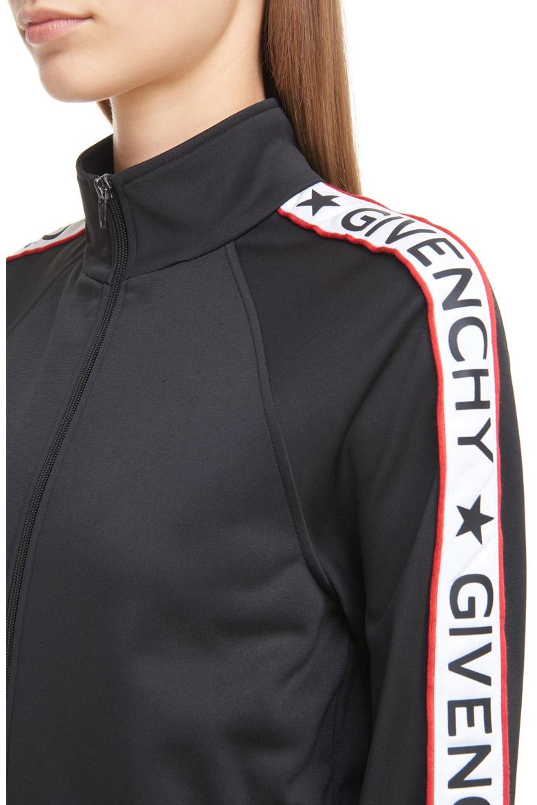 Logo Track Jacket, Alternate, color, BLACK