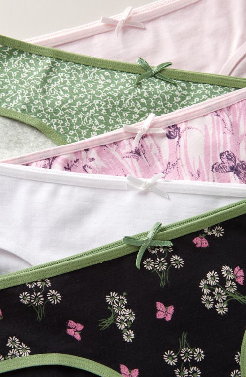 Nordstrom Kids' Assorted 5-pack Hipster Briefs In Multi