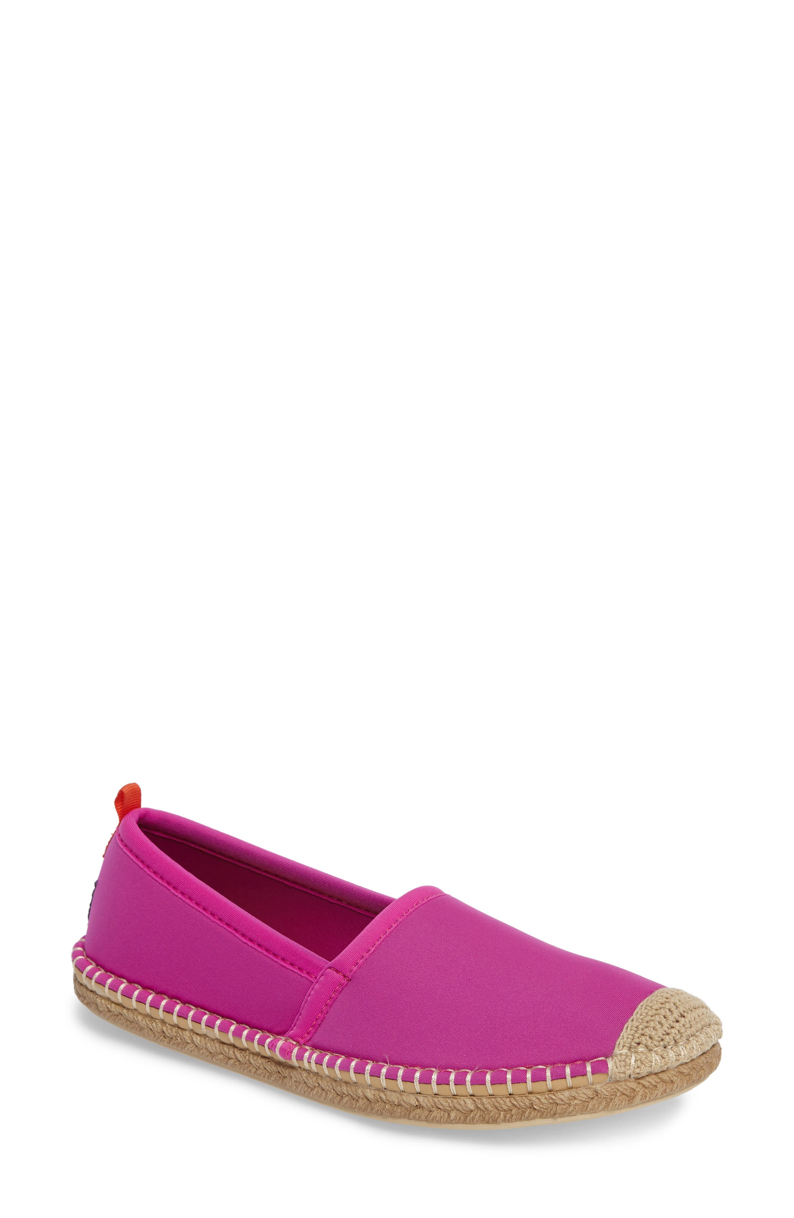 Beachcomber Espadrille Water Shoe, Main, color, HOT PINK