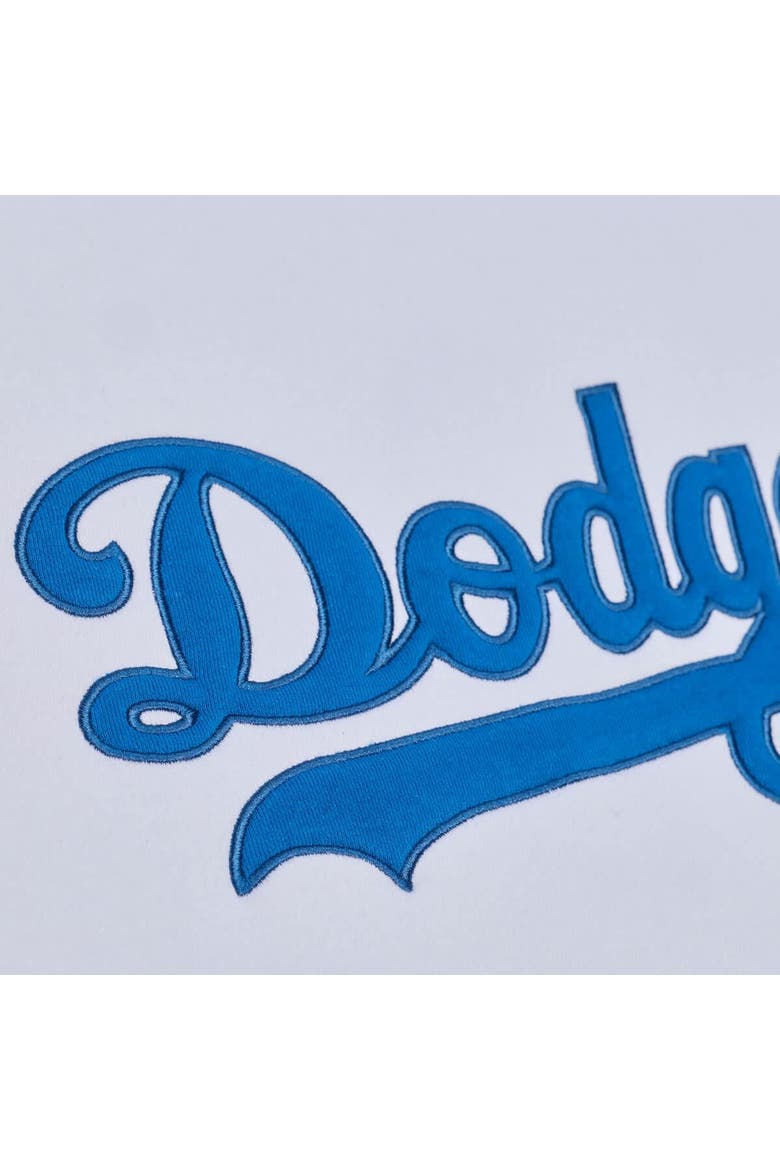Men's Mitchell & Ness  White Los Angeles Dodgers Arctic Fleece Sweatshirt, Alternate, color, White
