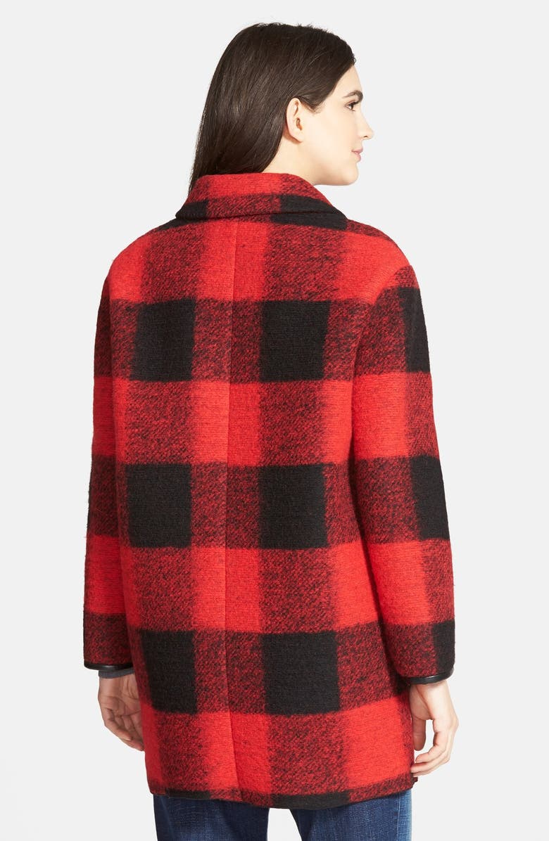 Pendleton Buffalo Plaid Barn Coat, Alternate, color,