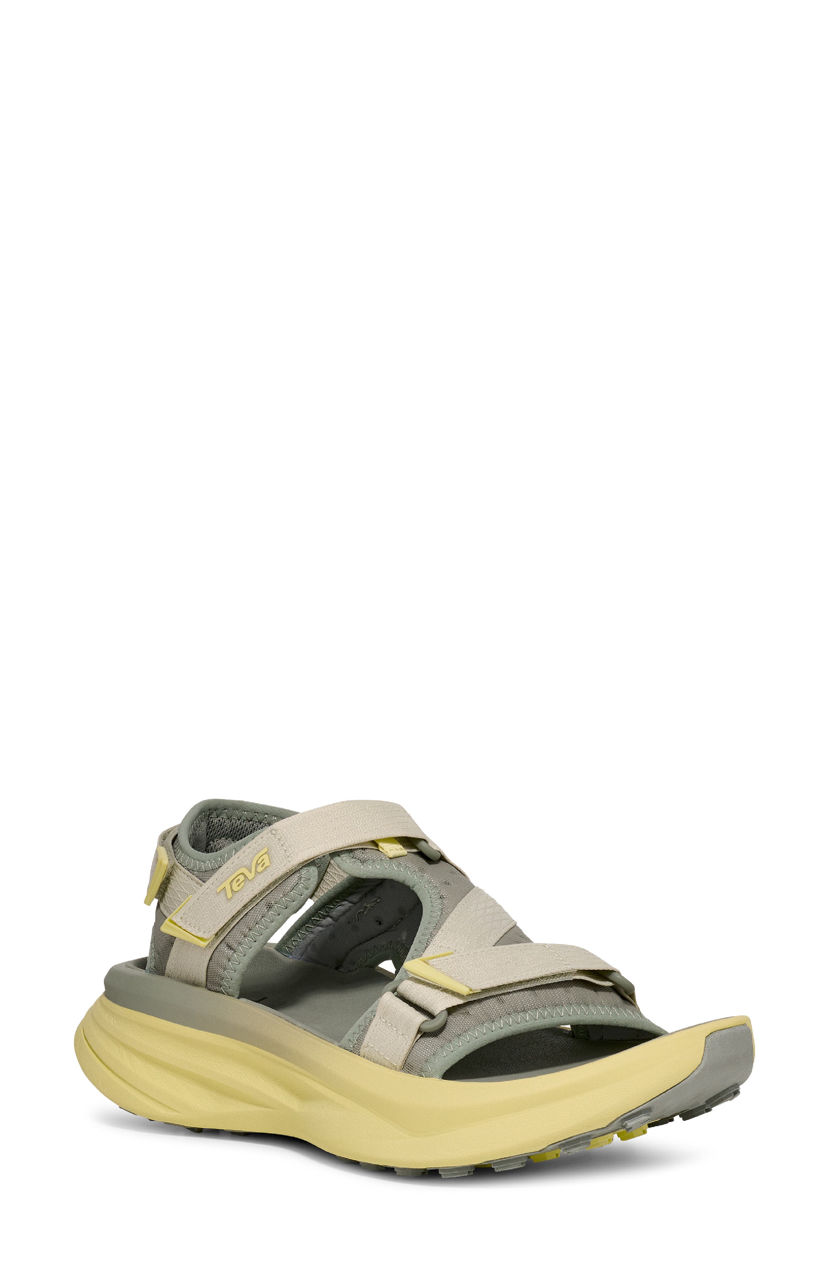 Teva Aventrail R2T Sandal, Main, color, Seagrass/ Pale Lime Yellow