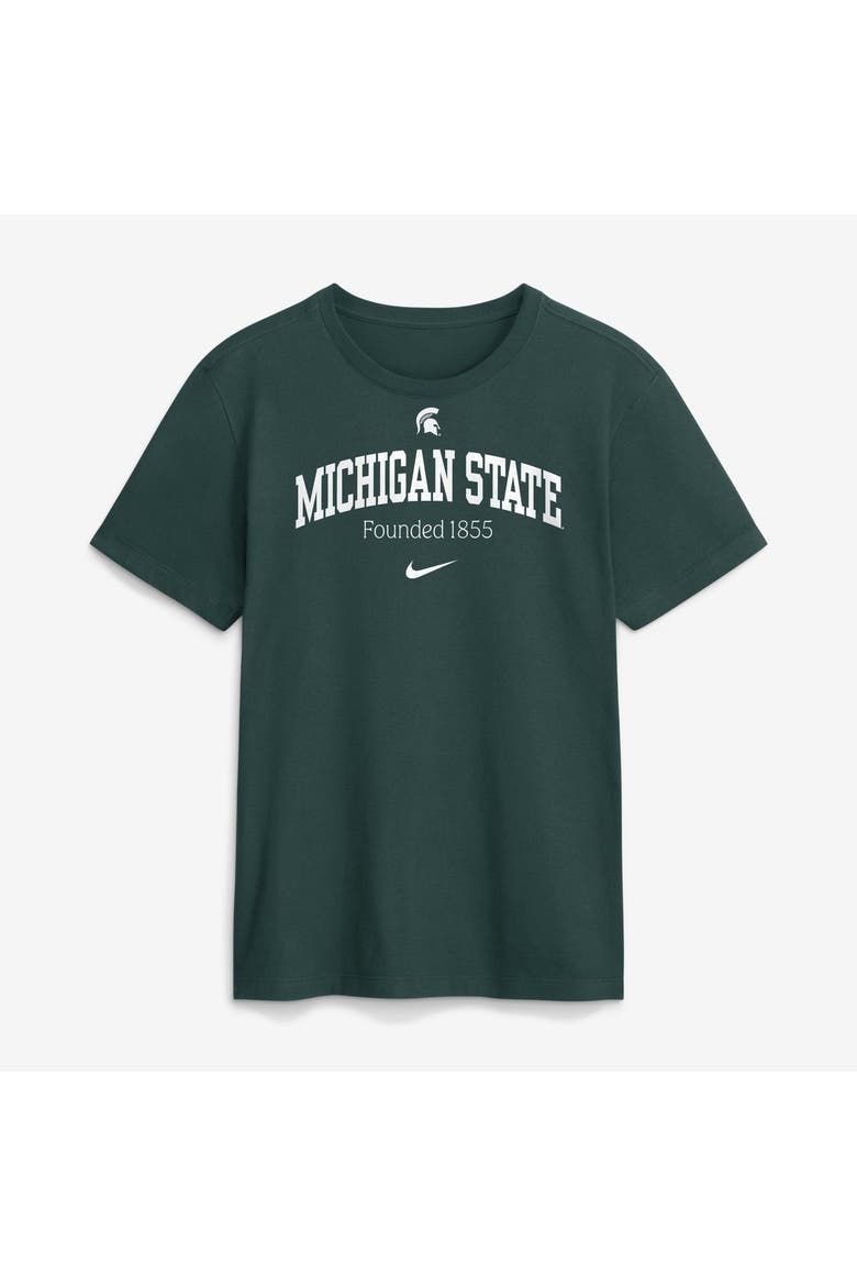 Men's Nike Green Michigan State Spartans Academic Arch T-Shirt, Main, color, Green