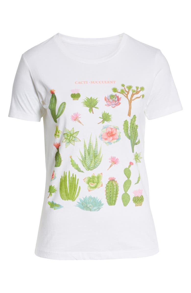 Project Karma Botanic Succulents Graphic Tee, Alternate, color, 