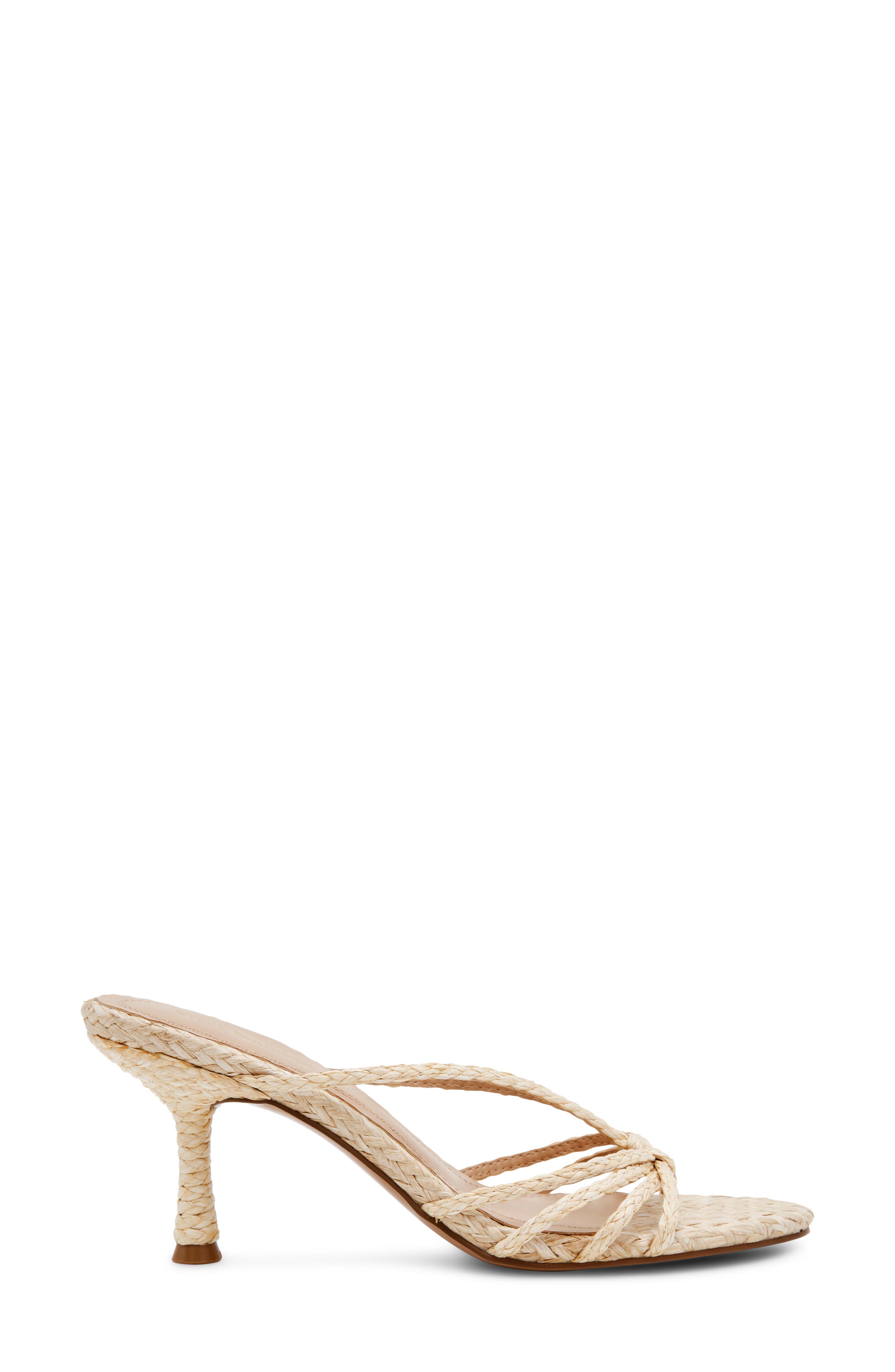 Edna Slide Sandal, Alternate, color, NATURAL RAFFIA