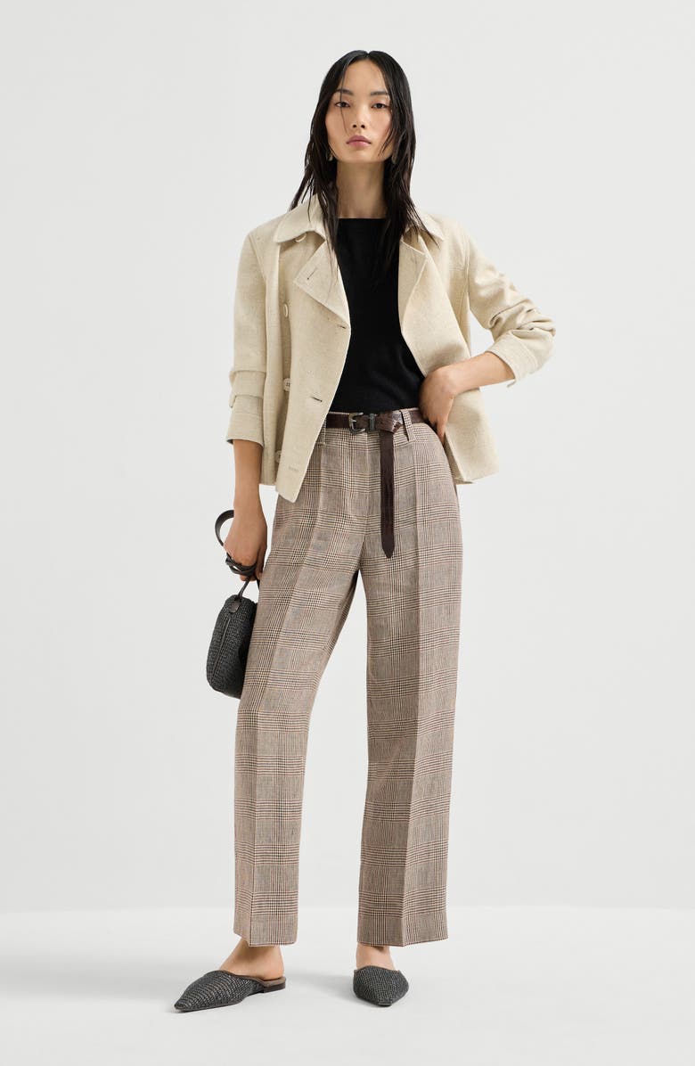 Brunello Cucinelli Cashmere and silk Sparkling sweater, Alternate, color, Black